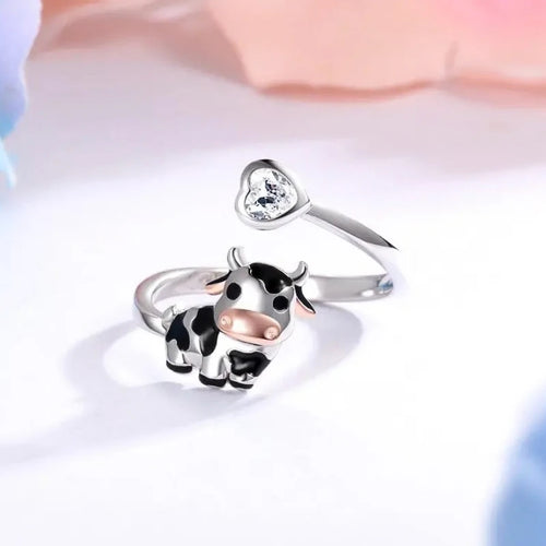 Cute Cow Promise Ring