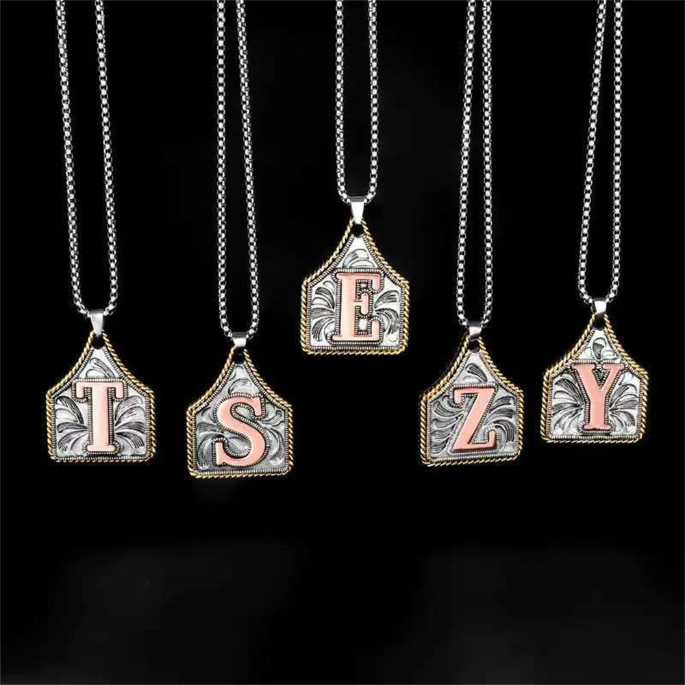 Western Charm Initial Necklace