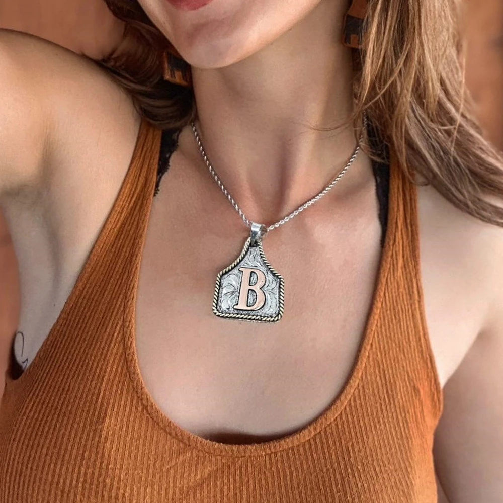 Western Charm Initial Necklace