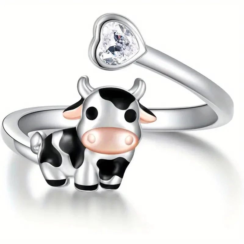 Cute Cow Promise Ring